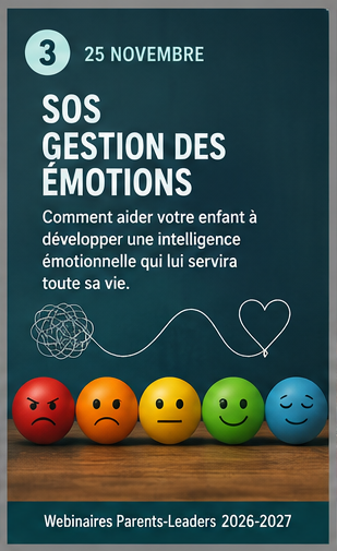 Affiche SOS Gestion des émotions