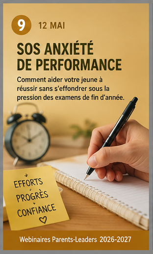 Affiche SOS Anxiété de performance